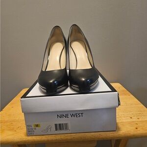 Nine West Black Platform Pumps